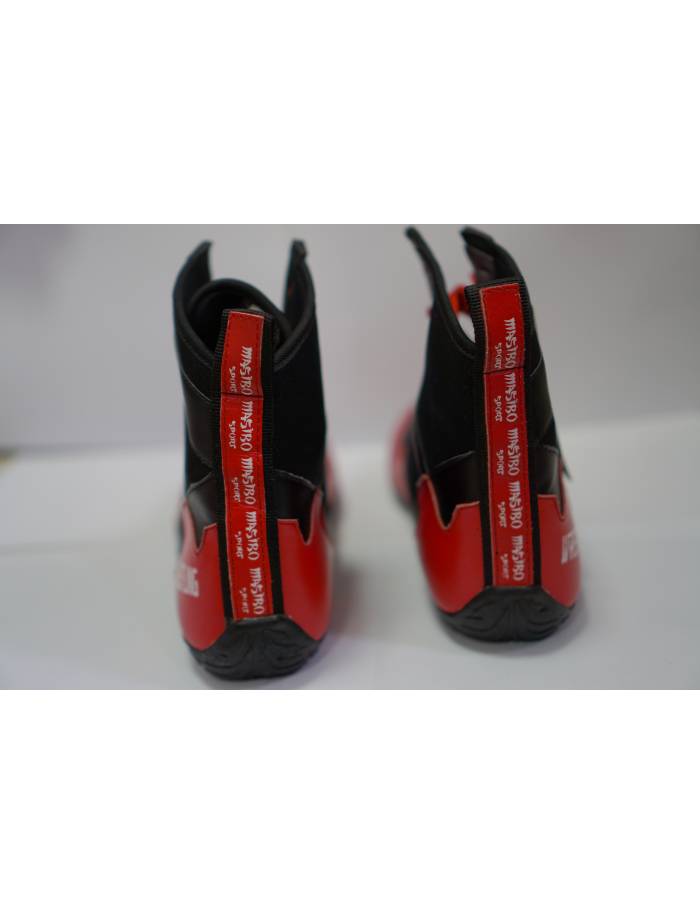 GHETE LUPTE MASIBO SPORT PRO NEGRU-ROSII