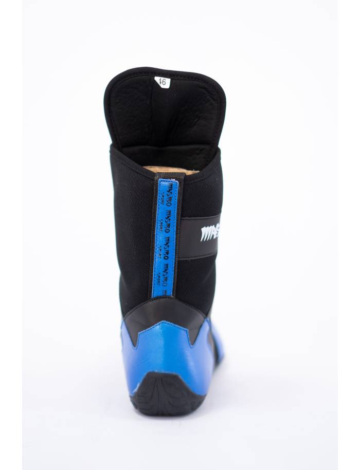 GHETE PRO MASIBO SPORT BOX NEGRE-ALBASTRE