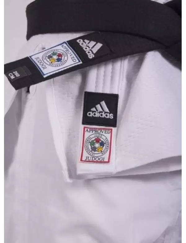 Kimono Judo Adidas Champion II IJF Tricolor Alb