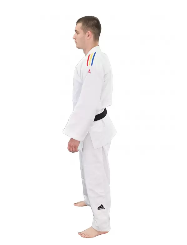 Kimono Judo Adidas Champion II IJF Tricolor Alb