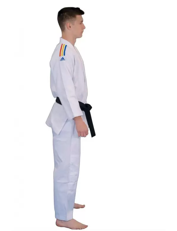 Kimono Judo Adidas Training J500 cu tricolor
