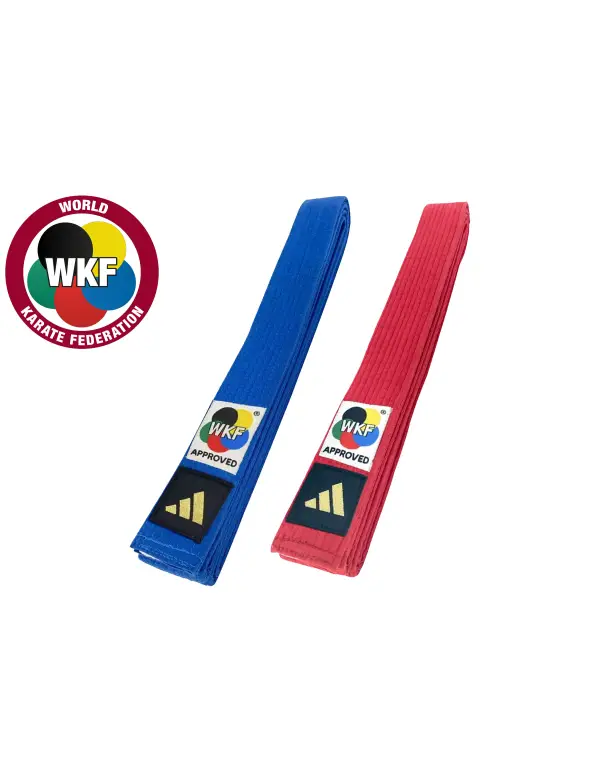 Centura Karate Adidas Kata Approved WKF