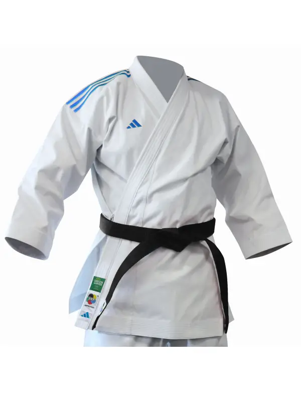 Bluza kimono Adidas Shori Kata PrimeGreen cu linii