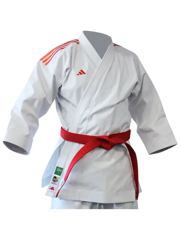 Bluza kimono Adidas Shori Kata PrimeGreen cu linii