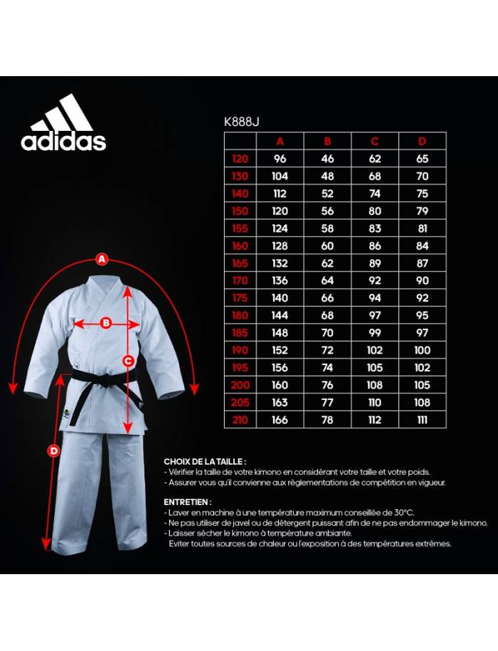 Kimono Karate adidas Kata Kigai K888J